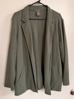 Cozy Green Blazer